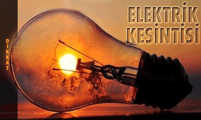 8 ilçede elektrik kesintisi