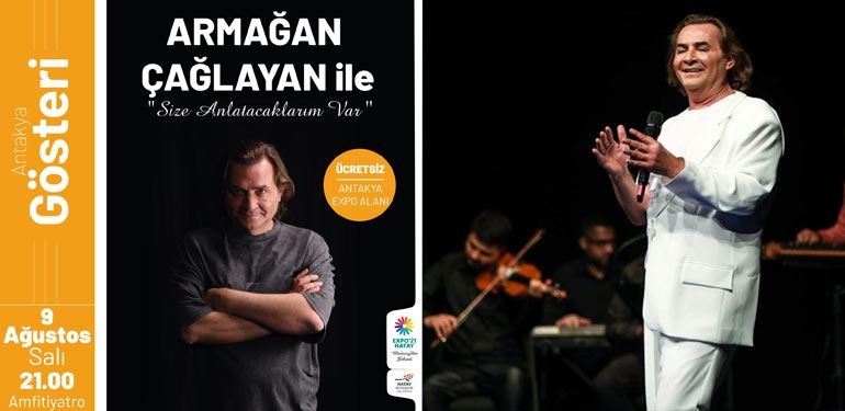Armağan Çağlayan Expo sahnelerinde izleyiciyle buluşacak