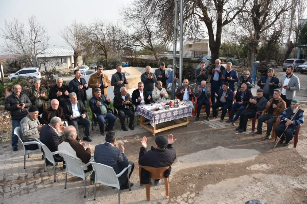 ÖMER ERDAL ÇELİK KÖY ZİYARETLERİNE DEVAM EDİYOR