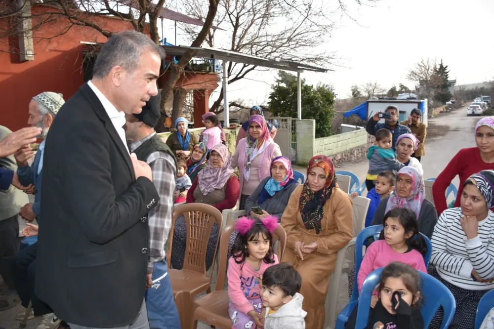 ÖMER ERDAL ÇELİK KÖY ZİYARETLERİNE DEVAM EDİYOR