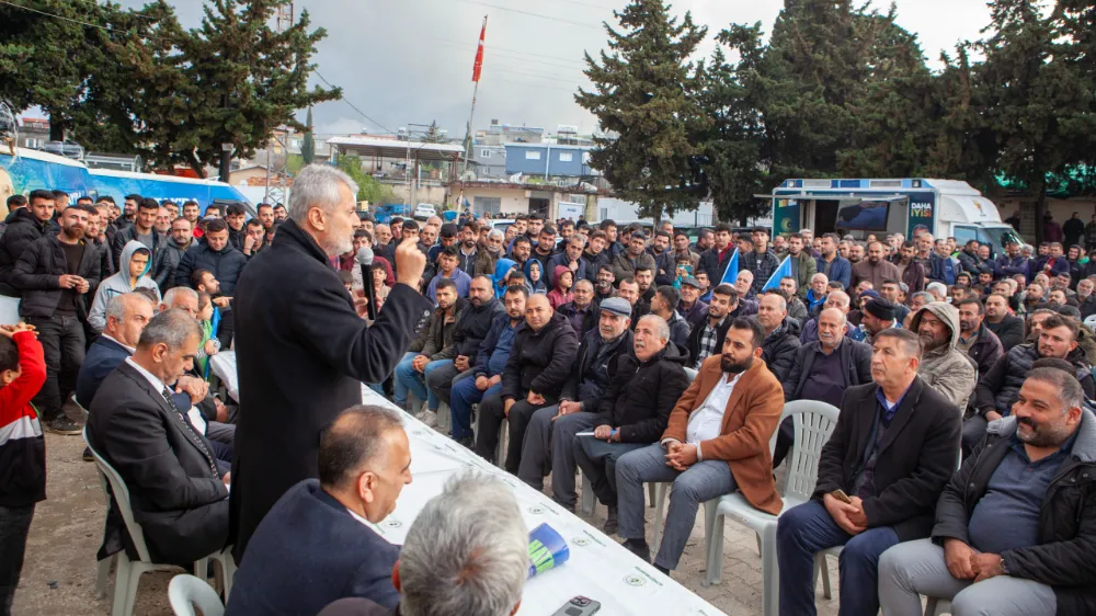 ÖNTÜRK: HATAY’I CHP ZİHNİYETİNDEN KURTARACAĞIZ