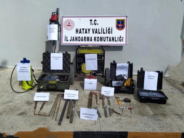 İzinsiz kazı yapan 6 kişi yakalandı